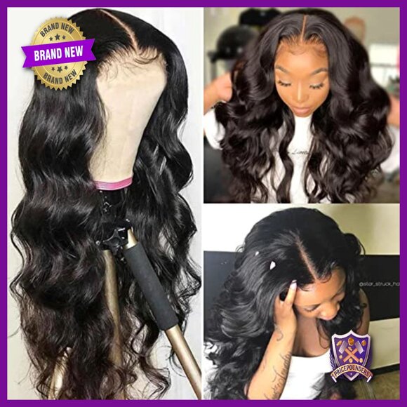 26 Inch Brazilian Human Hair Wig 13x4 Lace Front Glueless Body Wave